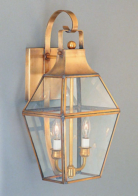 Georgian Colonial Lantern Model No. O1013G Copper Lantern Lighting