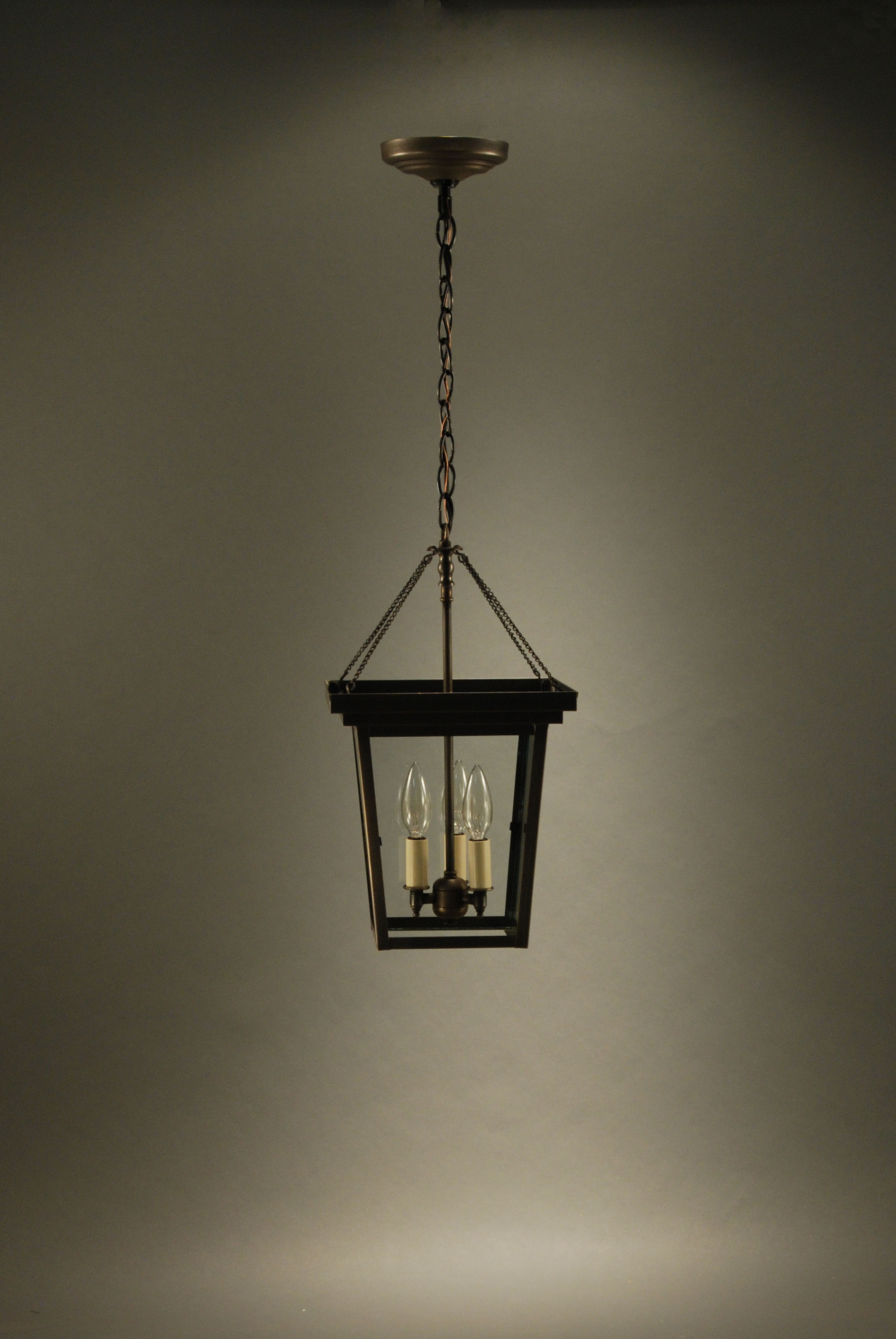 Westchester Ceiling Light Model No. H1394G Copper Lantern Lighting