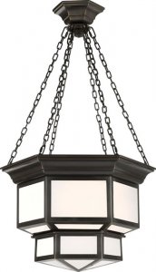  larger image Chart House Designer Lantern Lighting Tiered Cornice Hanging Light