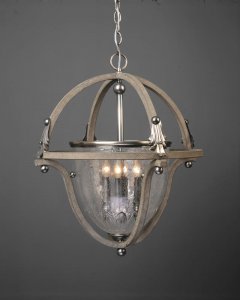 Hanging Caged Bell Urn Light